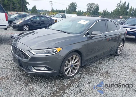 2017 Ford Fusion Platinum из США, поврежденный, VIN 3FA6P0K98HR171386